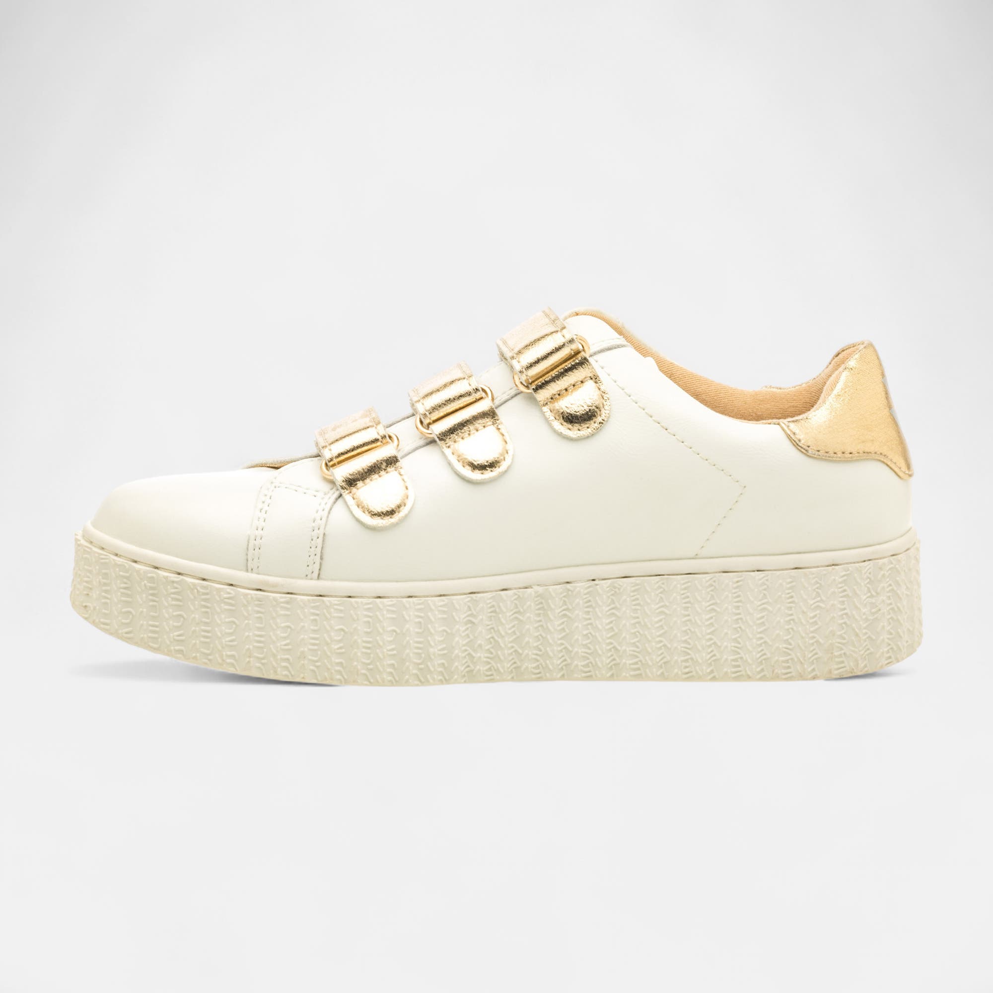 Baskets basses Femme or