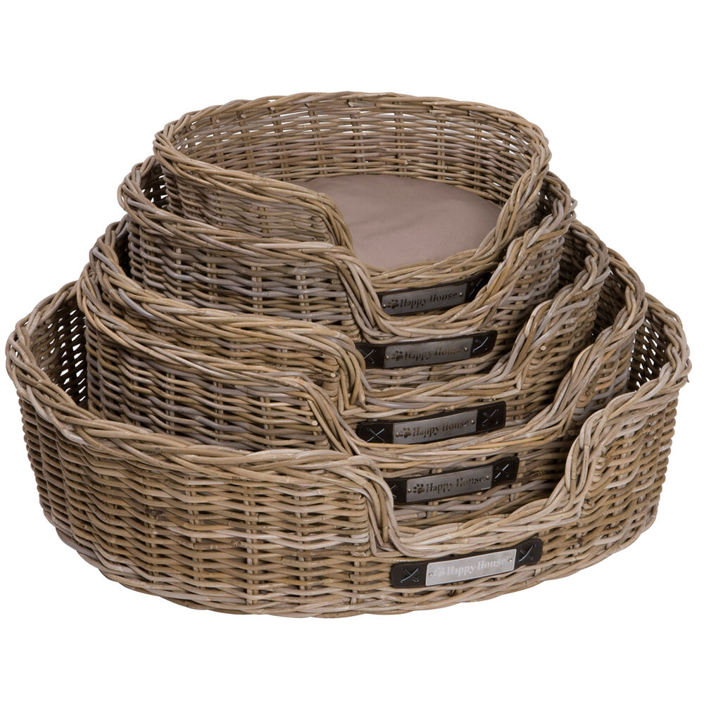 Happy-House Riet - Hondenmand - Beige/Bruin - 25x46x50 cm - Klein