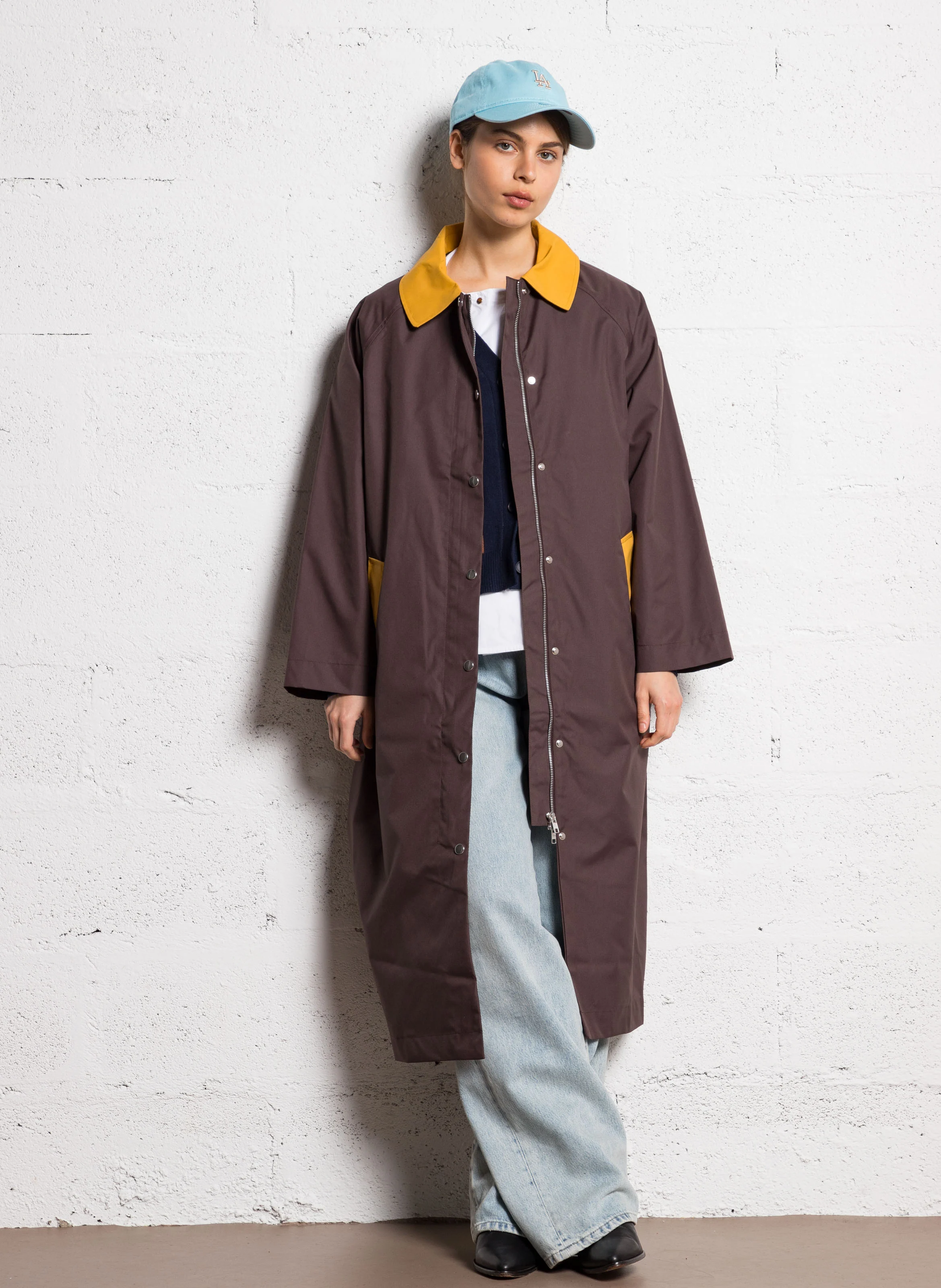 Trench-coat long| Noir