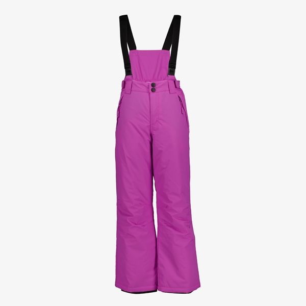 Mountain Peak kinder skibroek met bretels paars