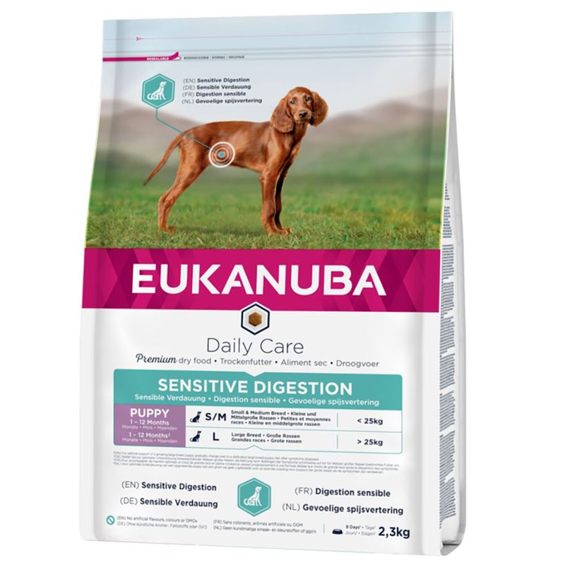 Eukanuba Puppy Sensitive Digestion poulet, dinde