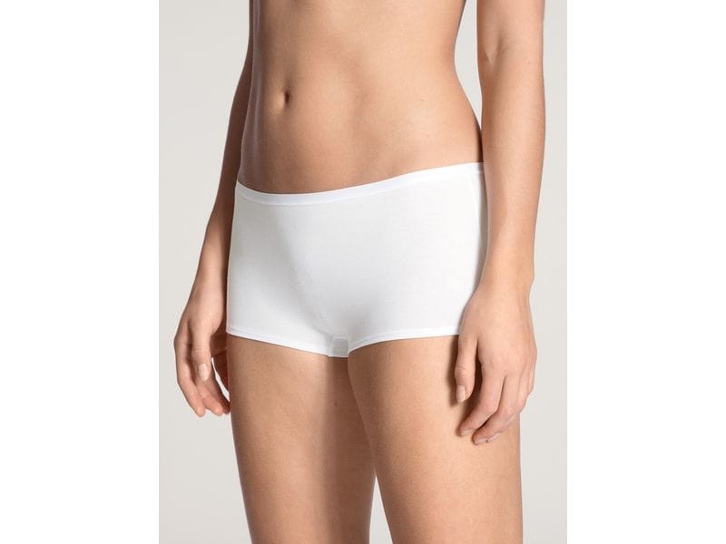 Calida Unterhosen Benefit Women 2er Pack Weiss, L Damen Panty low cut