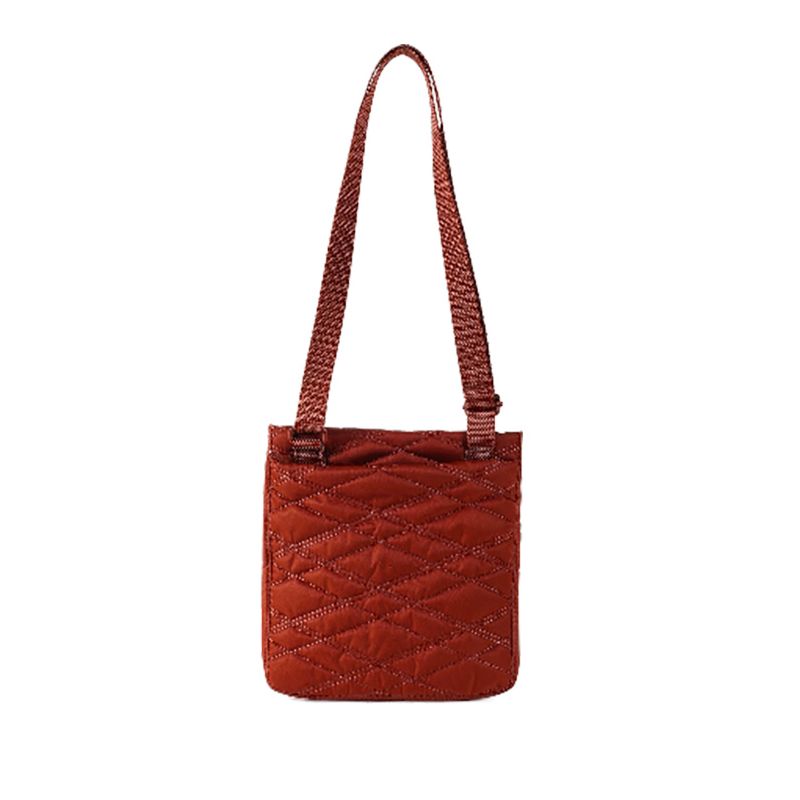 Sac bandoulière Leonce 21,5 cm New Quilt Brandy Brown
