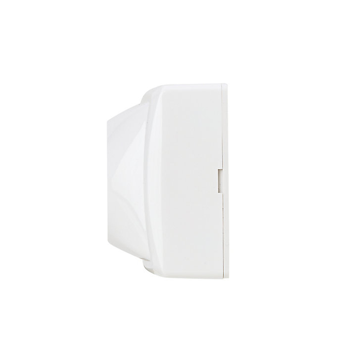 Double prise monobloc en saillie Jacobsen Sigurd blanc complet