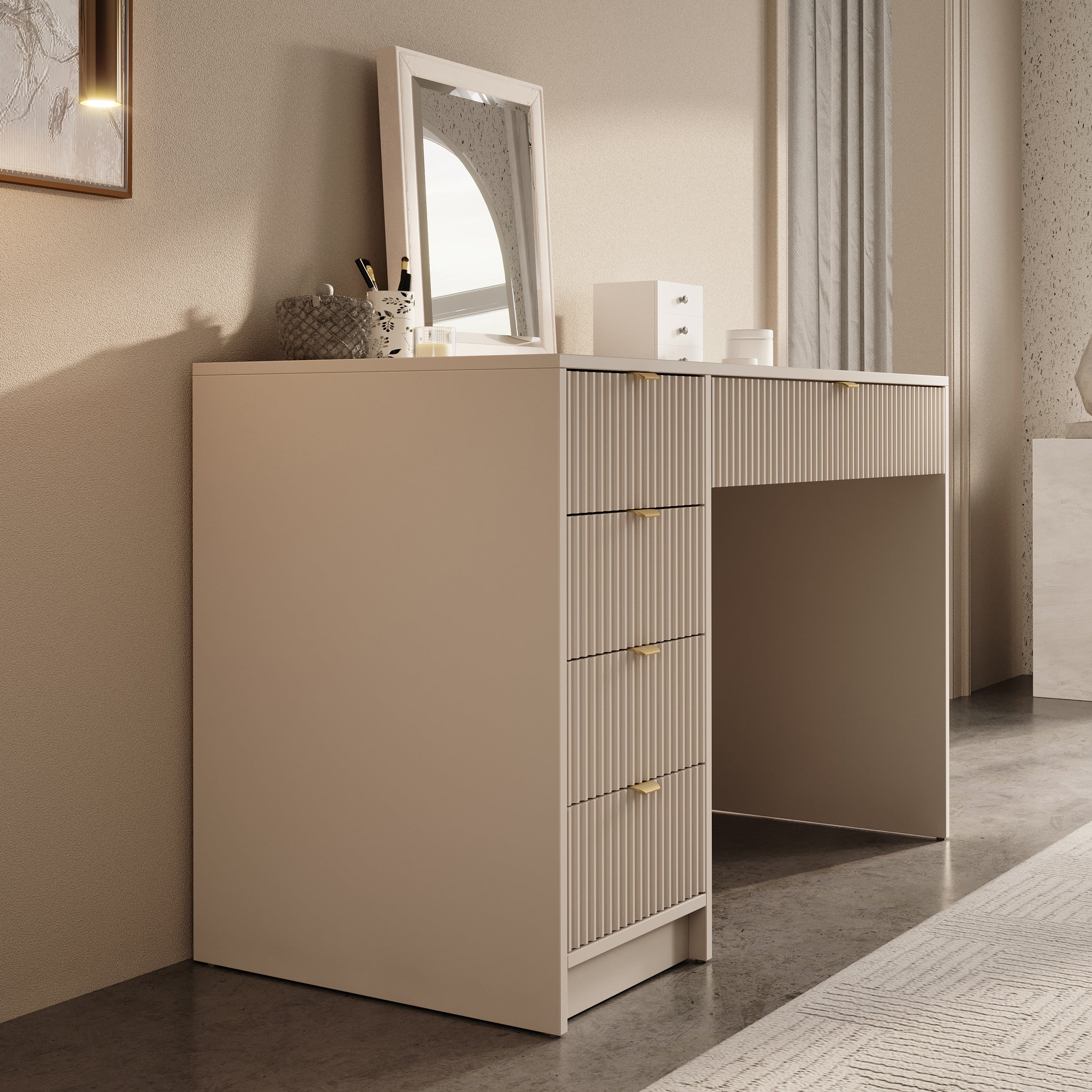 Tavares - Kaptafel - Beige - 120x55 cm