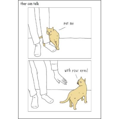 Pet Me...With Your Eyes Card