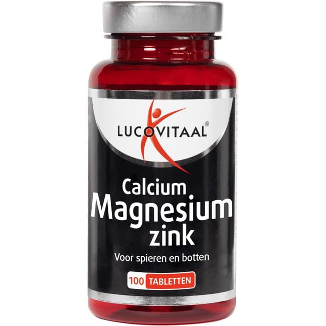 Lucovitaal Calcium / Magnesium / Zink 100 stuks