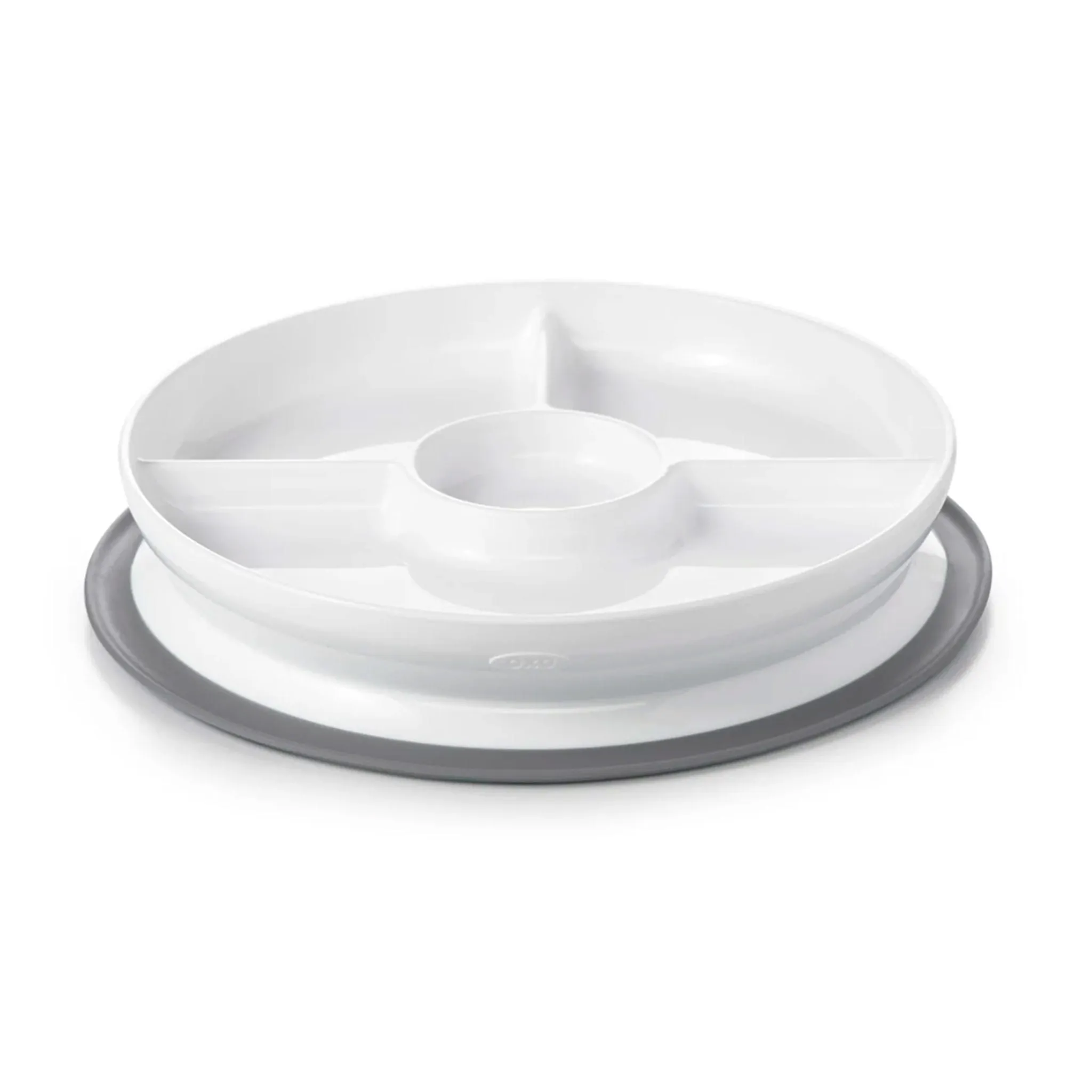 Oxo Tot Assiette à Compartiments - Gris