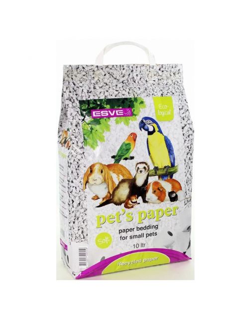 Esve Pets Paper Bedding - Bodembedekking - 25 l