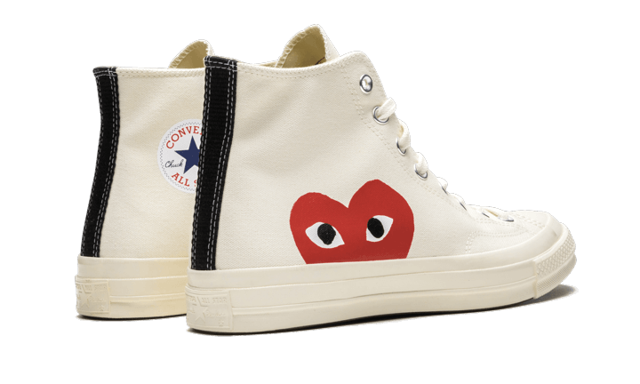Converse Chuck Taylor All-Star 70s Hi Comme des Garçons PLAY White