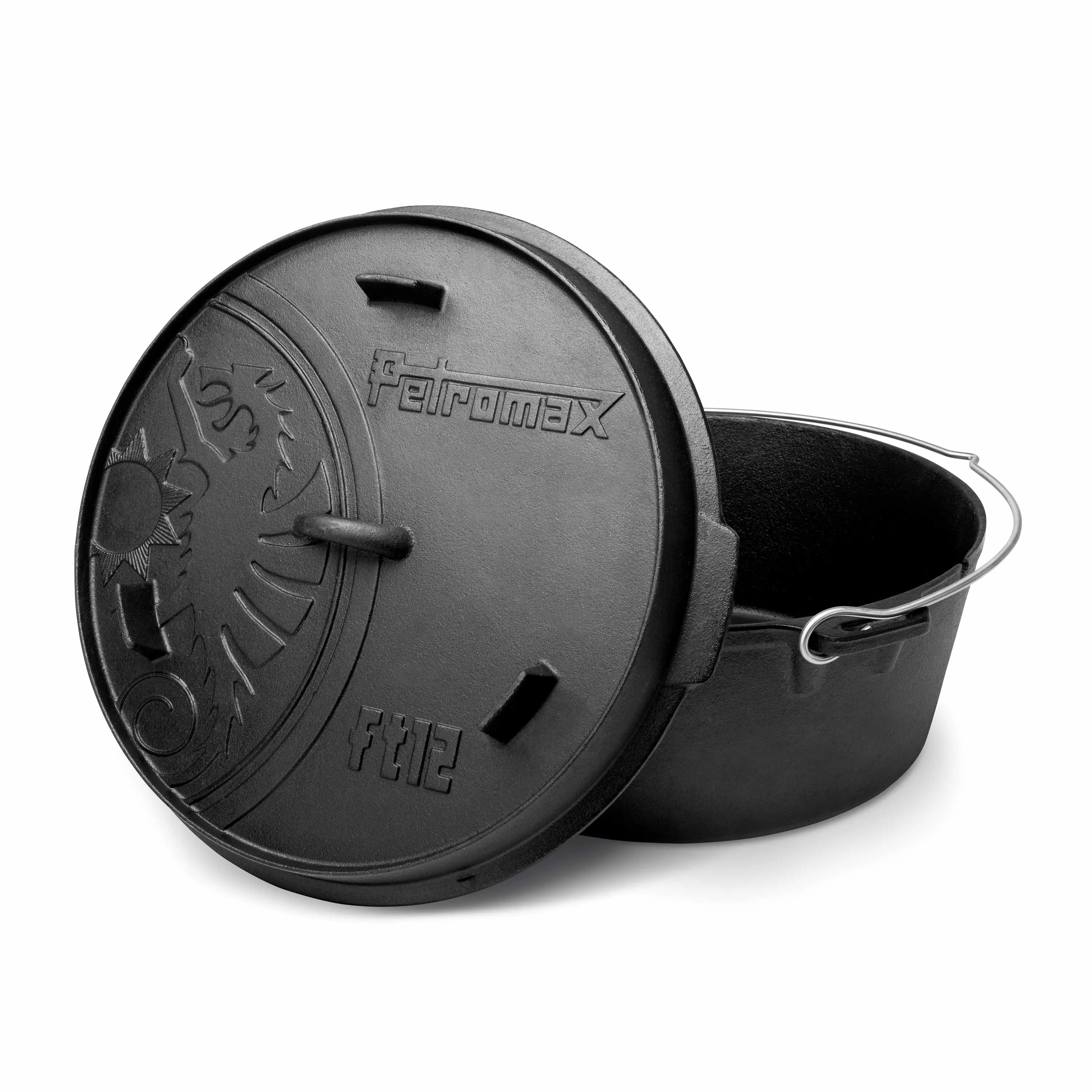 Petromax -  Petromax Feuertopf ft12 ohne Füße schwarz
