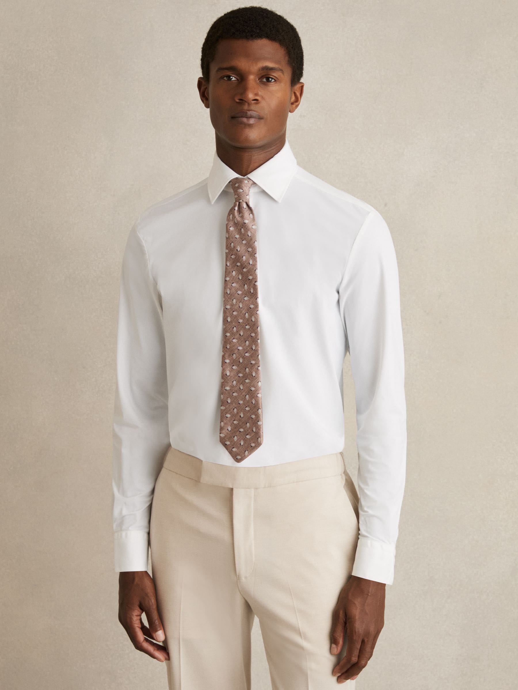 Wit - Reiss Voyager Long Sleeve Travel Shirt