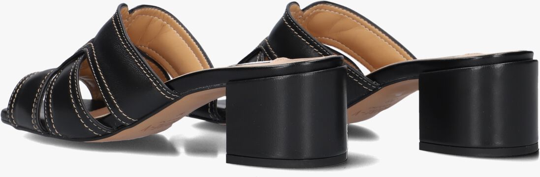zwarte notre-v sandalen met hak 42252/g