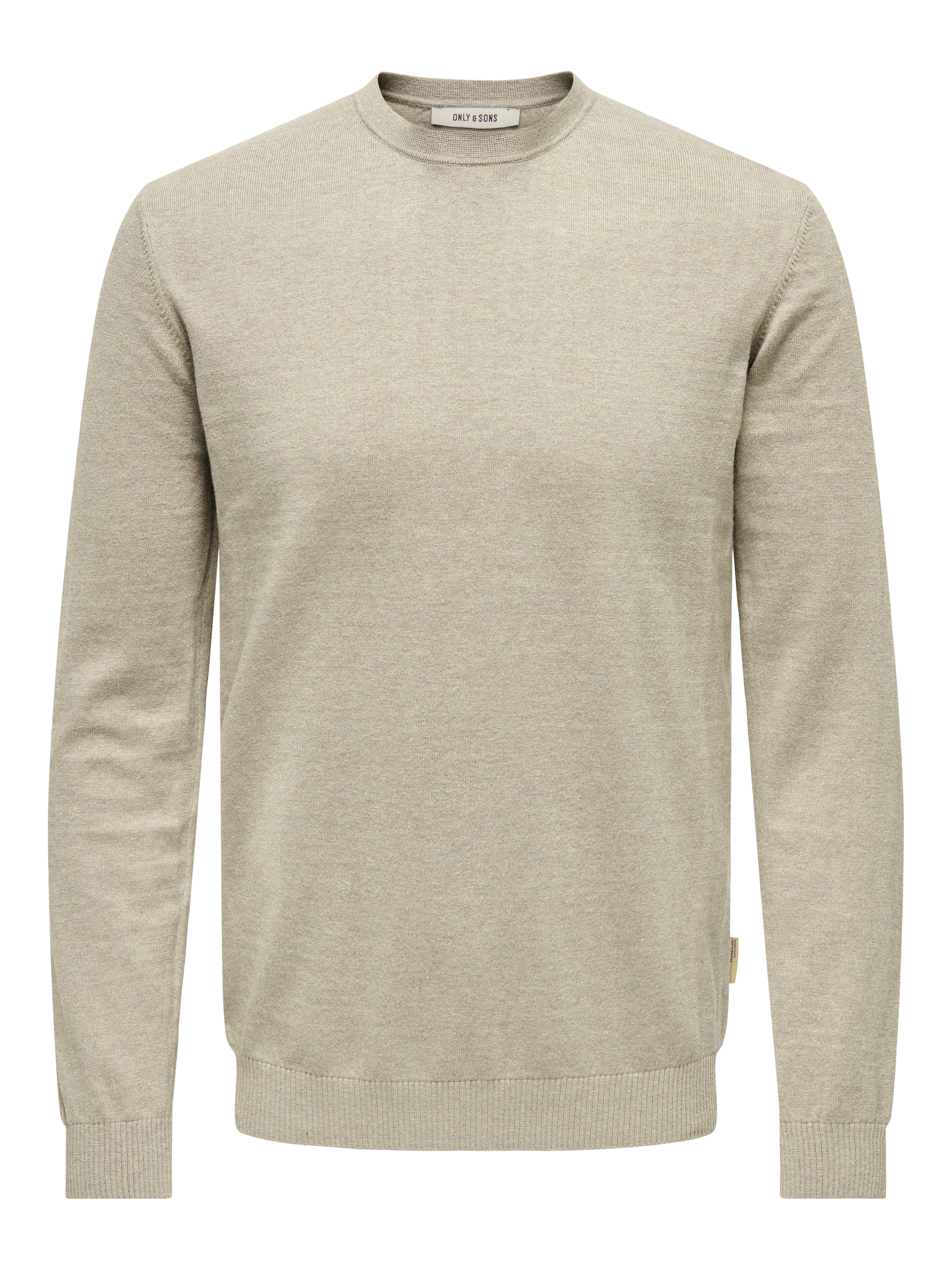 ONLY & SONS Strickpullover »ONSLOUI REG 12 MEL CREW KNIT NOOS«