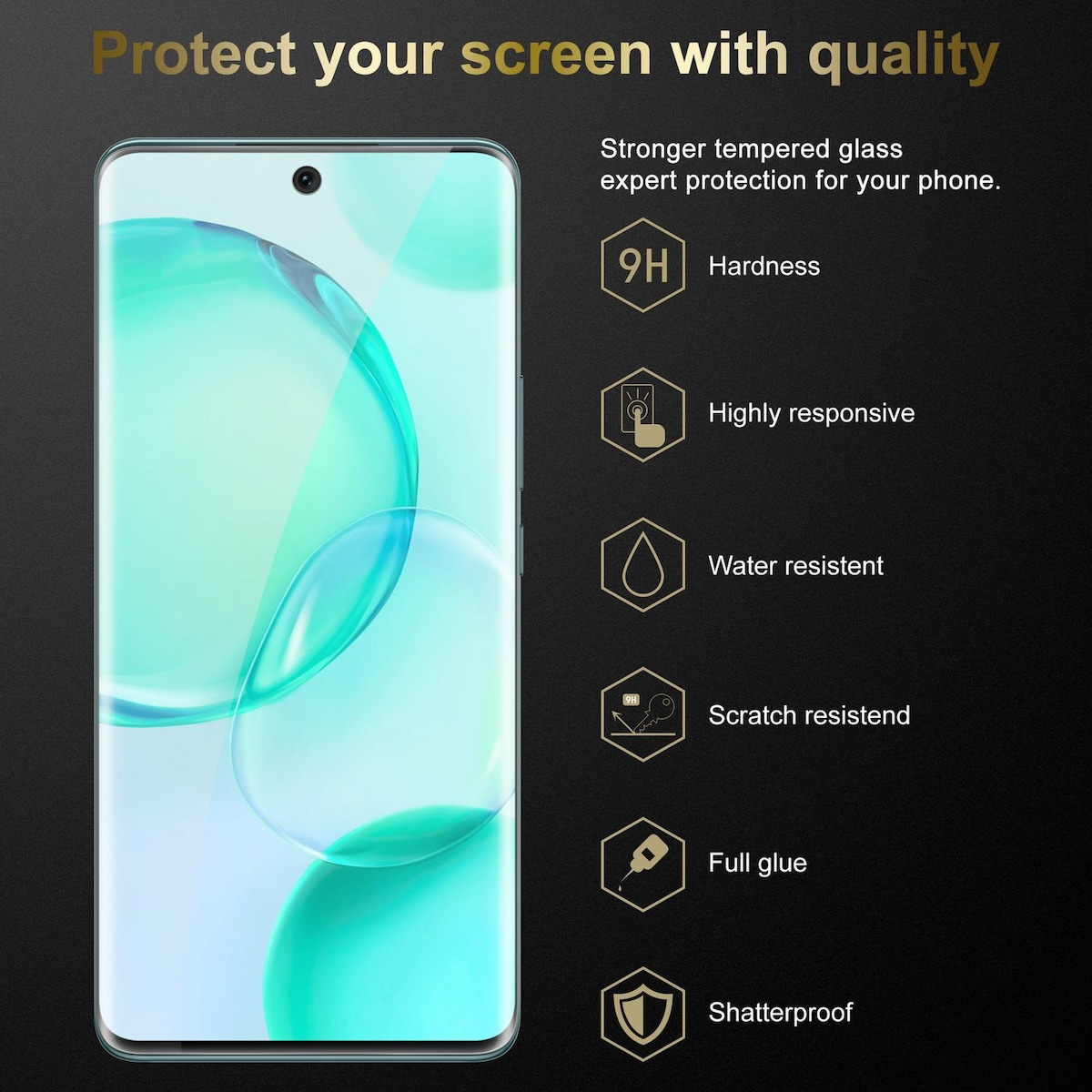 Honor 50 / Huawei NOVA 9 3x Skjermbeskytter Skärmskydd