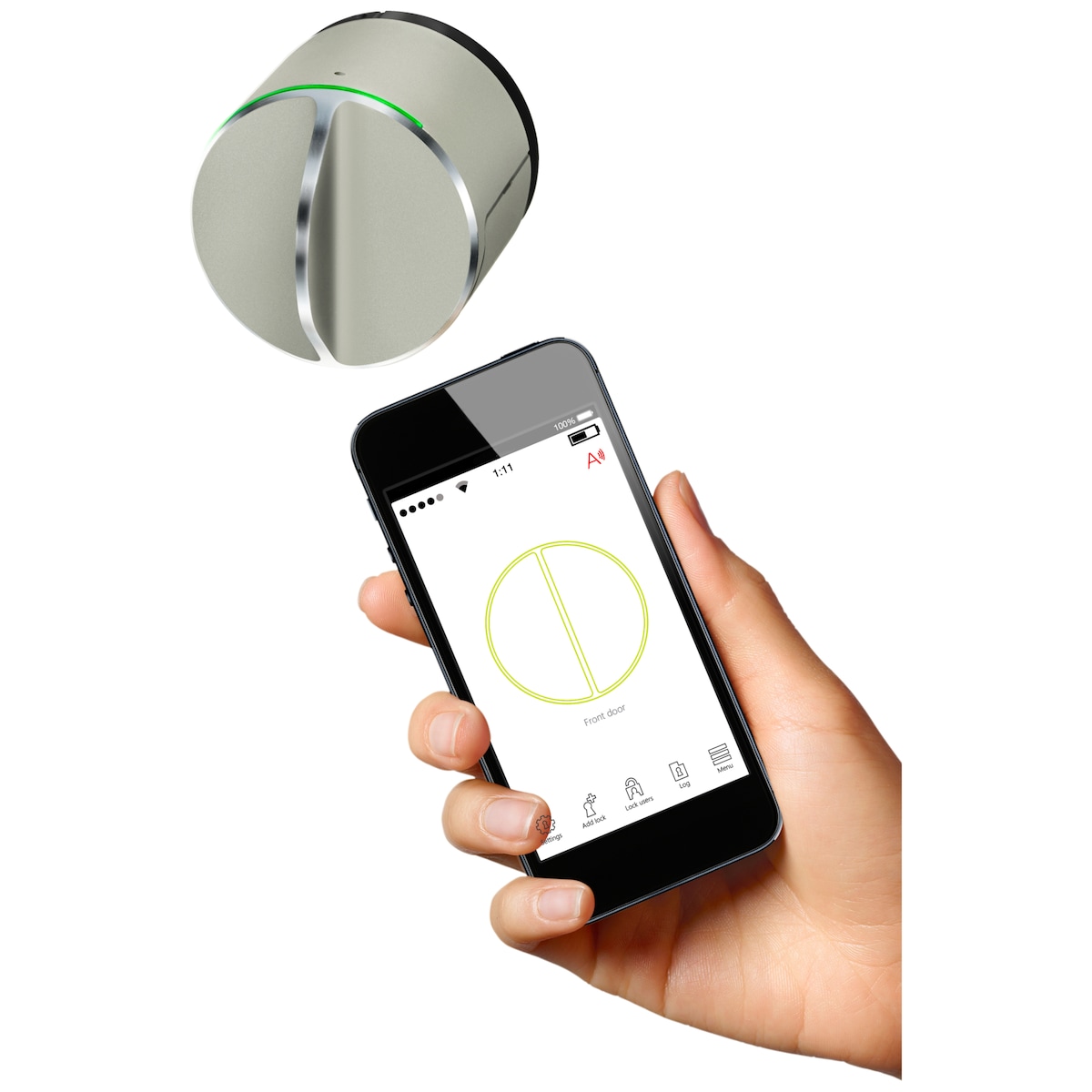 Danalock V3 2024 trådløs smartlås (sort brun/Bluetooth/Euro)
