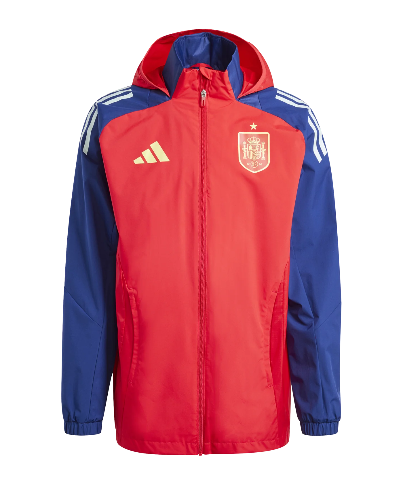 adidas Spanien Regenjacke EM 2024 Rot