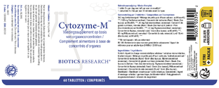 Biotics Cytozyme-M Tabletten 60TB