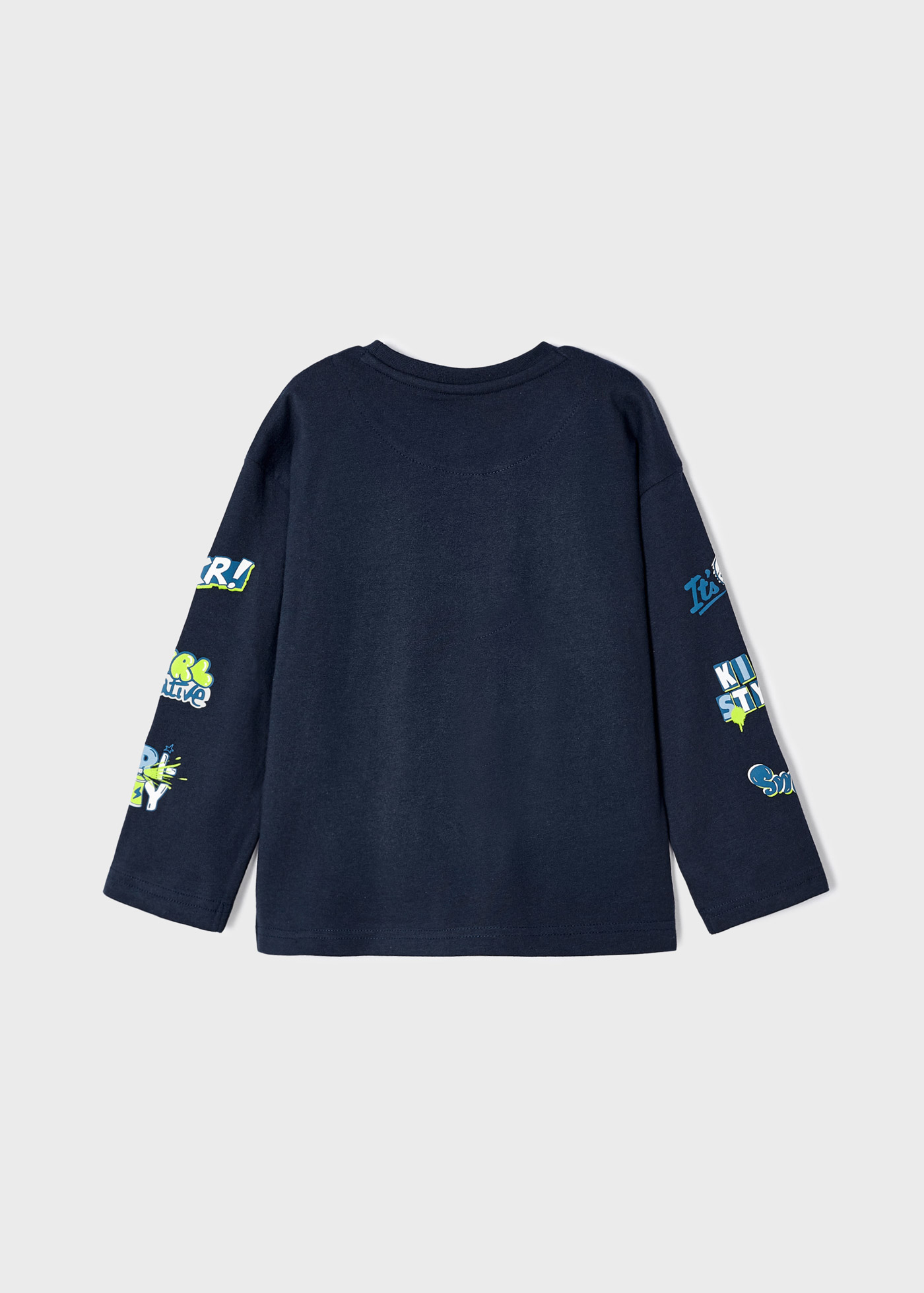 Camiseta de manga comprida estampada Better Cotton para meninos