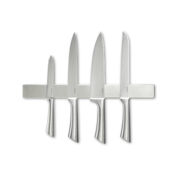 Blokker messenmagneetstrip - rvs - 40 cm