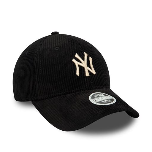 New Era Cord 9FORTY New York Yankees Cap, Black