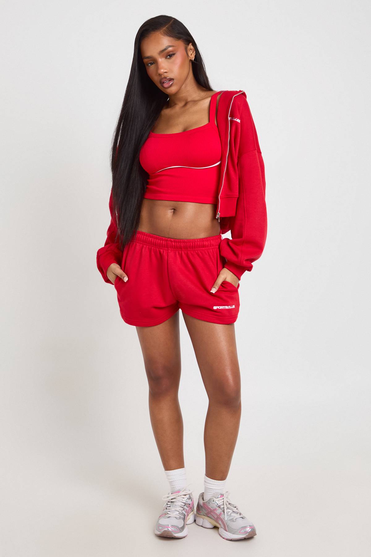 boohoo Sweat À Casynthétiqueche Zippé Brodé Sports Club