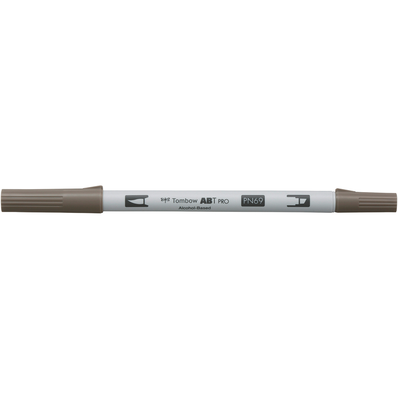 Tombow Pinselstift Dual Brush Pen ABT PRO, N69 - warm gray 4