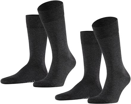 Falke Happy Sokken 2 Paar Antraciet Melange 14610-3080 kopen