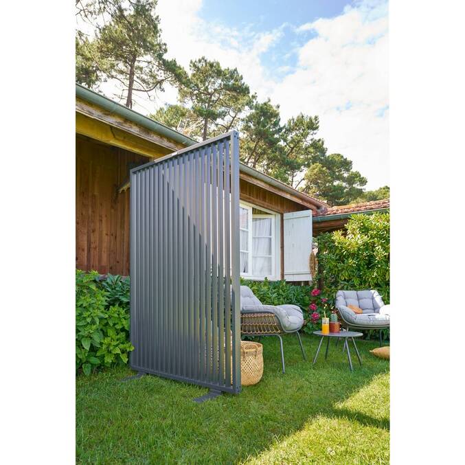 Salon de jardin duo PAOPAO Gris & Graphite