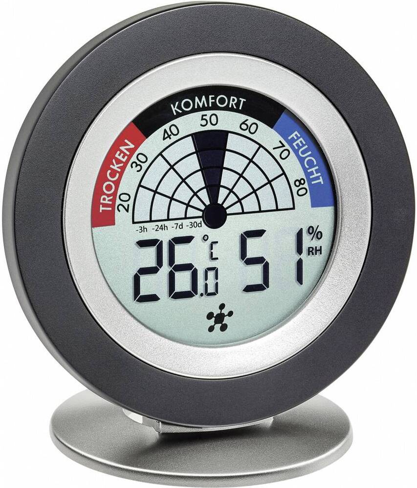 TFA digitale thermometer en hygrometer Cosy 12 x 5,5 x 15 cm