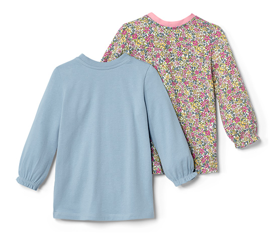 2 Kleinkind-Langarmshirts
