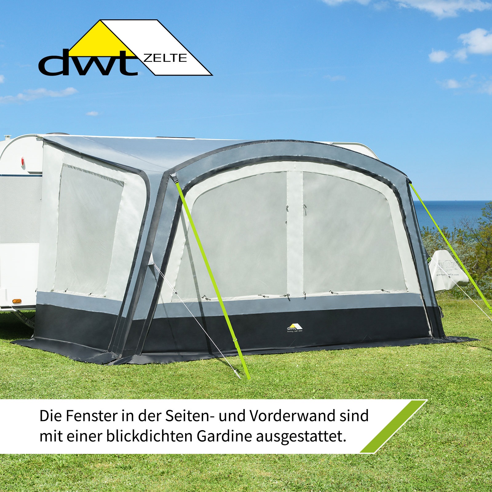 DWT Sunny Air 400 zonneluifel - 400 x 250 cm