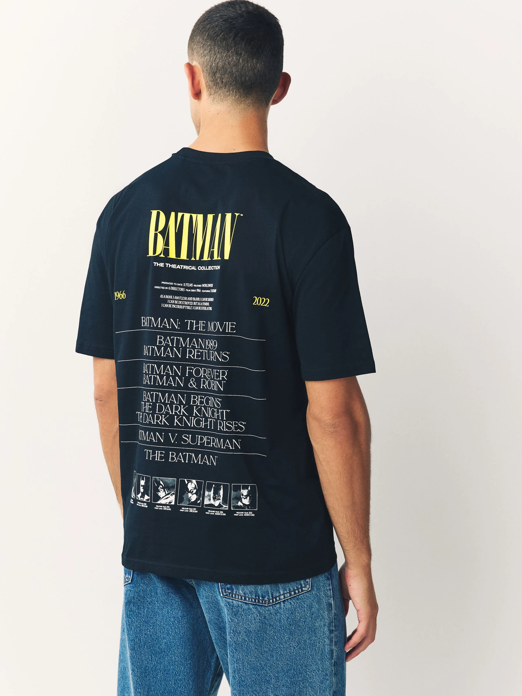 Zwart - Batman Licence T-Shirt