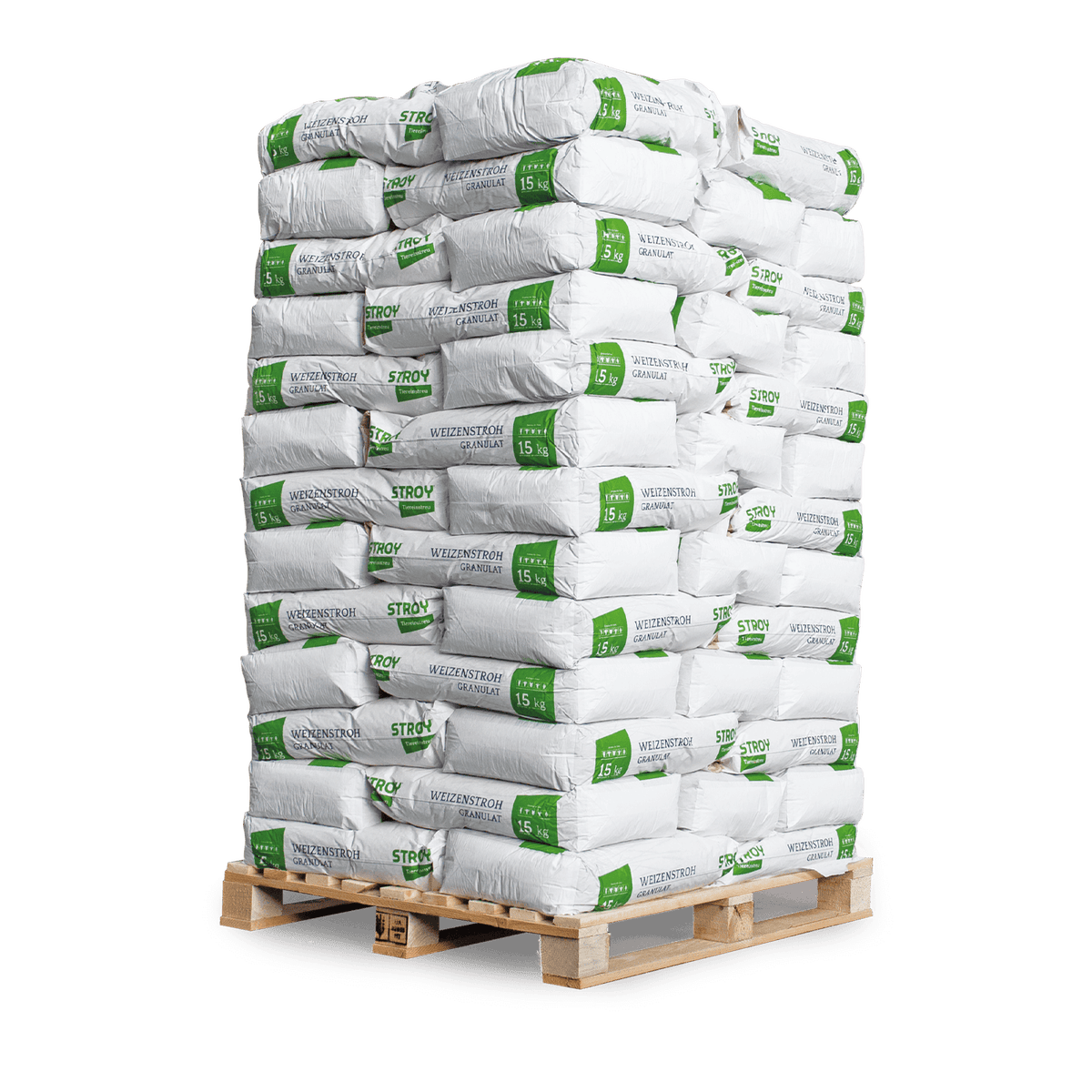 STROY Strokorrels Bedding 15kg x 65 Zakken 975kg Pallet Beddingkorrels