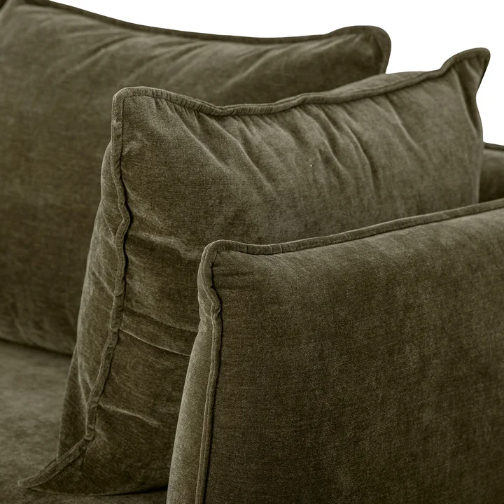 Bloomingville - Austin Sofa, grün, recyceltes Polyester