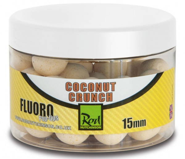 Bouillettes Rod Hutchinson Fluor Pop Ups 15mm (150ml)