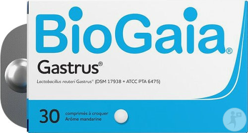 Biogaia Gastrus Arôme Mandarine 30 Comprimés À Croquer