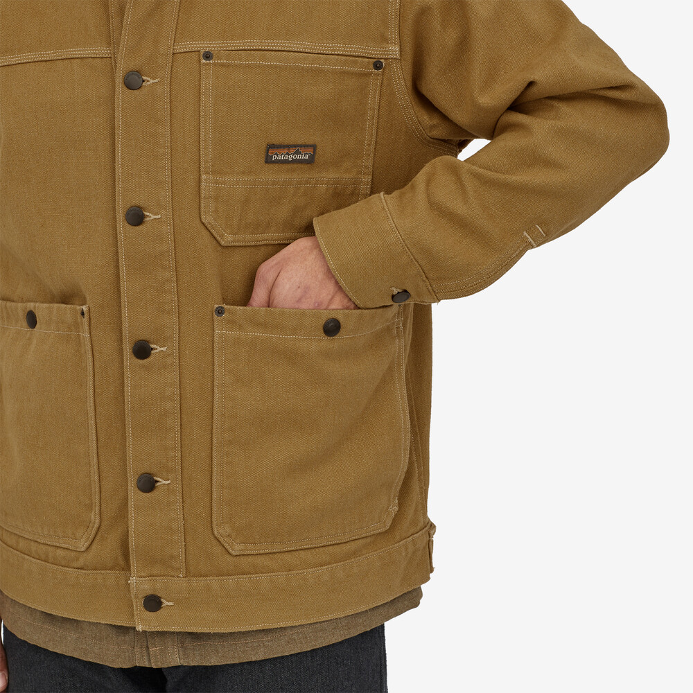 Iron Forge Herren-Arbeitsjacke aus Hanf-Canvas
