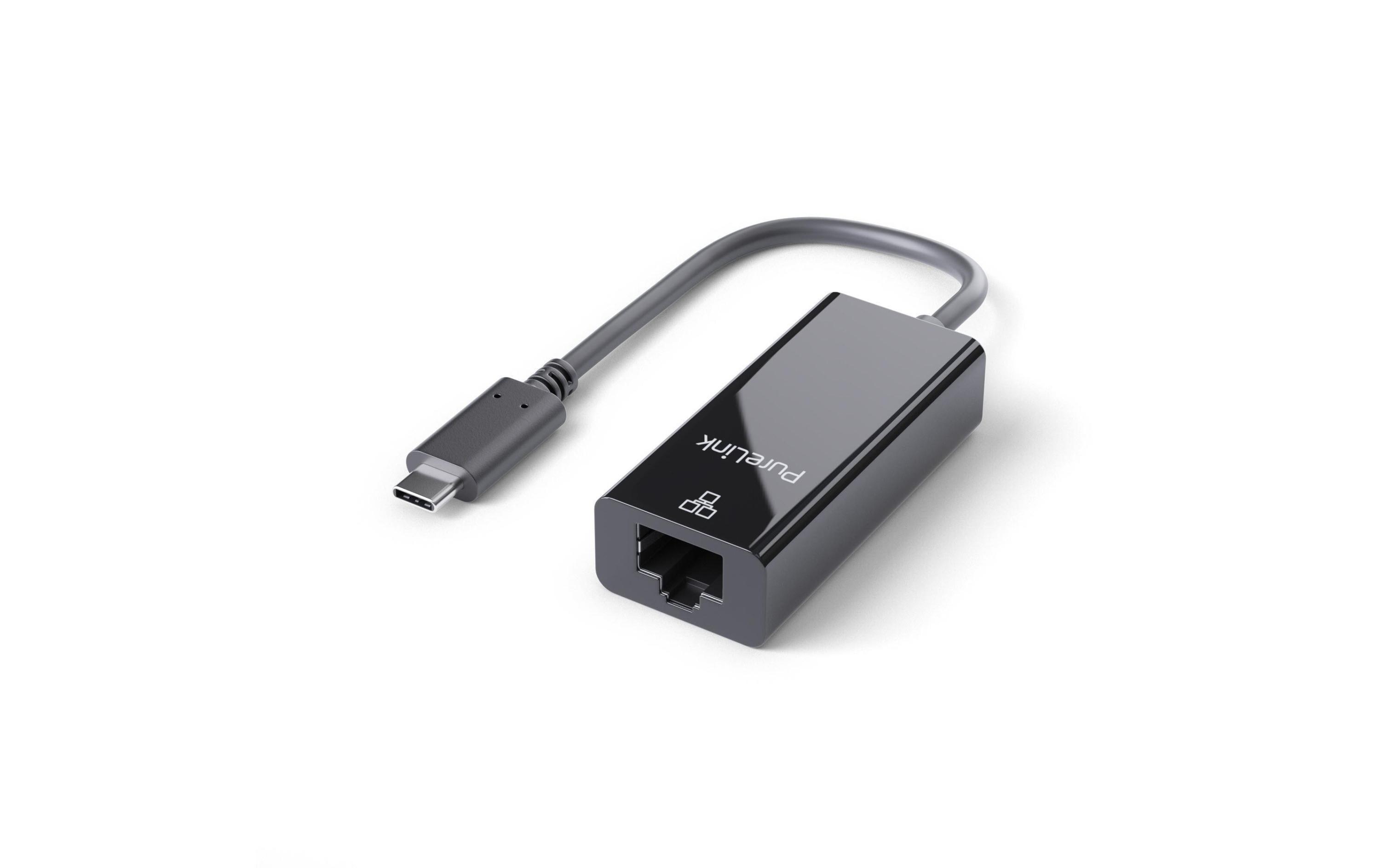 Netzwerk-Adapter IS261 USB-C - RJ-45, schwarzUSB-C Netzwerkadapter 1Gbps LAN