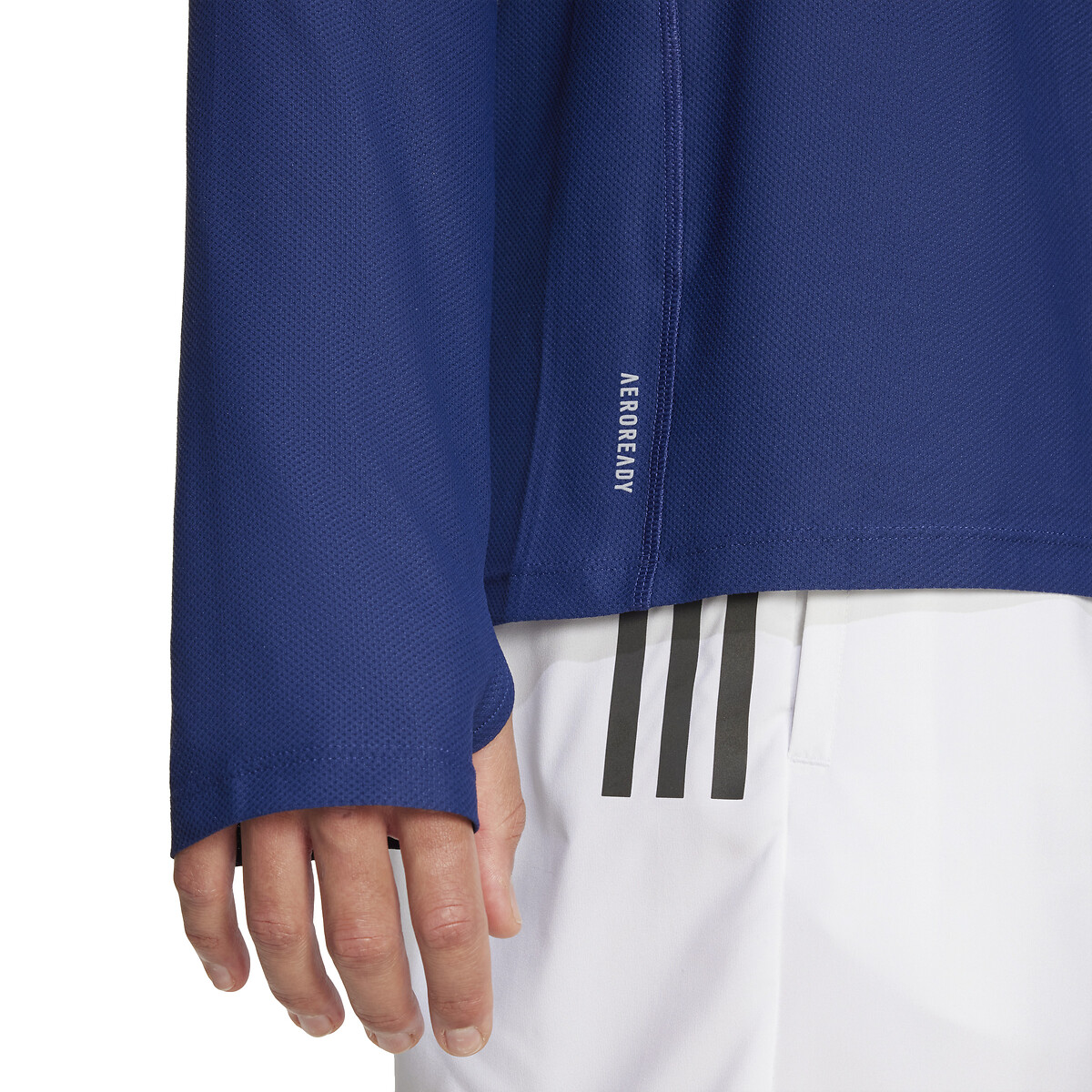 Camiseta de corrida de manga comprida adidas Performance com logotipo