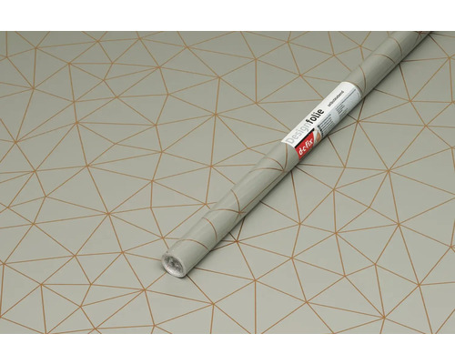 dc-fix® plakfolie metallic Tico goudgrijs 200x45 cm