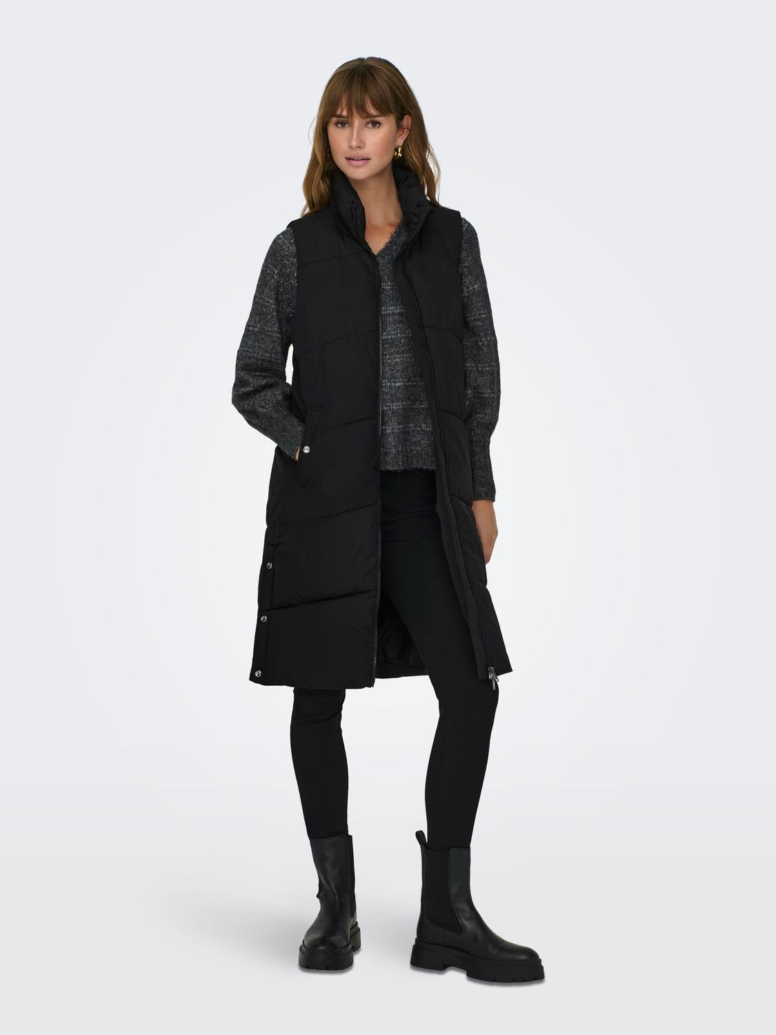 ONLRUBY Steppmantel Black