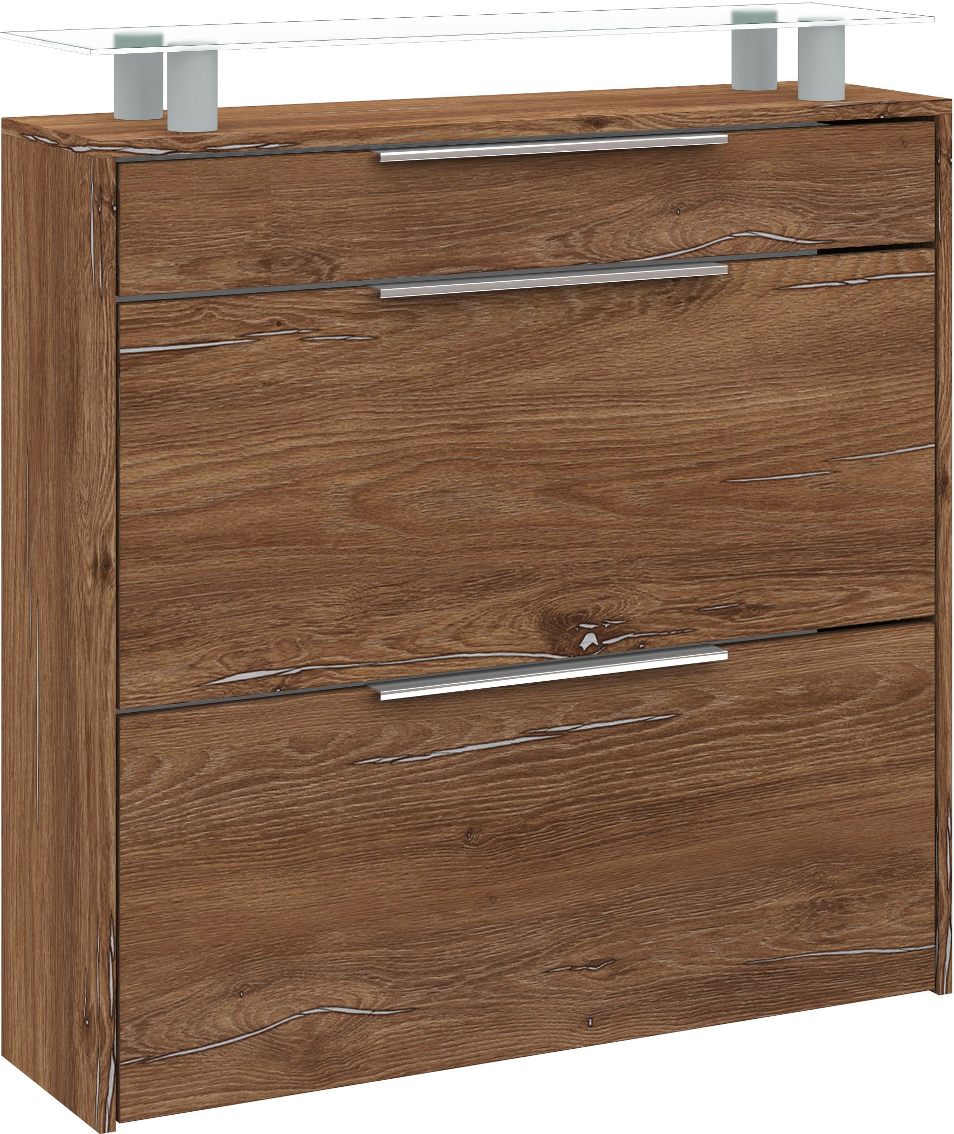 borchardt Möbel Schuhschrank »Oliva« Breite 89 cm, hängend, mit 2 Doppeltrommel und 1 Schubkasten