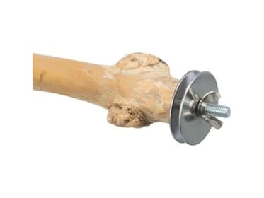 Trixie Perch with screw attachment, coffee wood, 20 cm/ø 20–30 mm