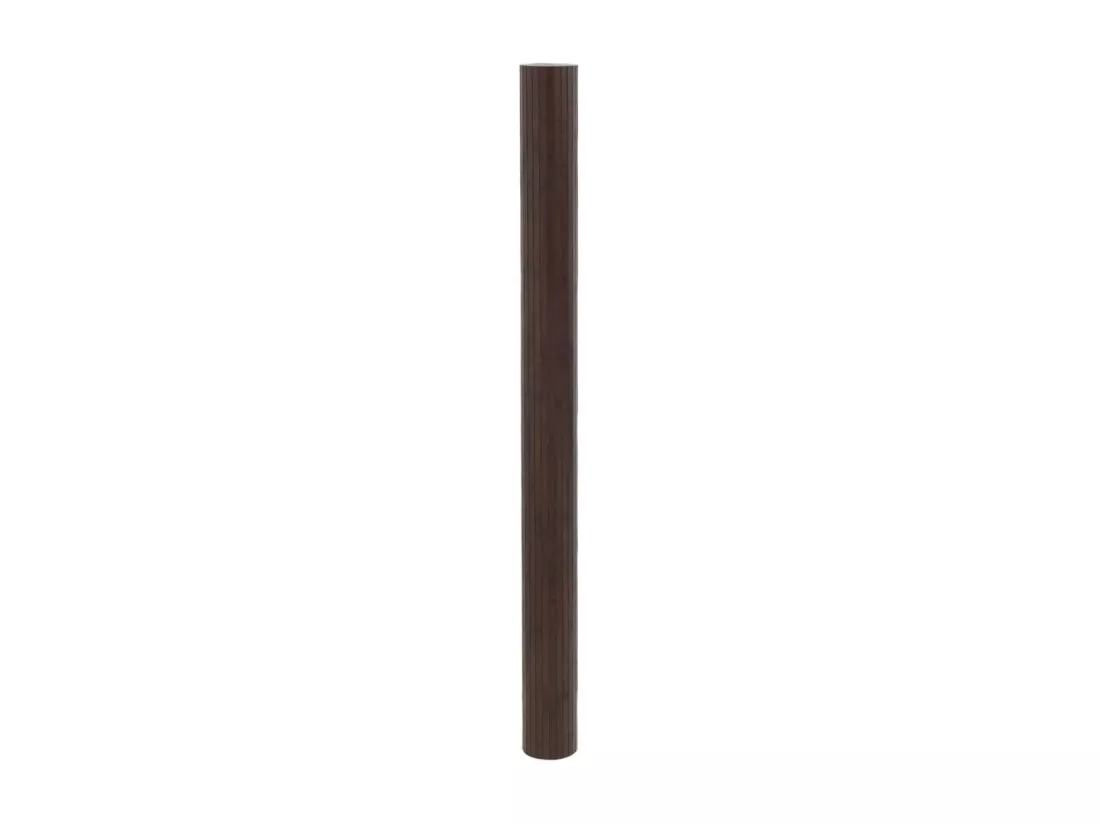 Cloison de séparation marron foncé 165x400 cm bambou