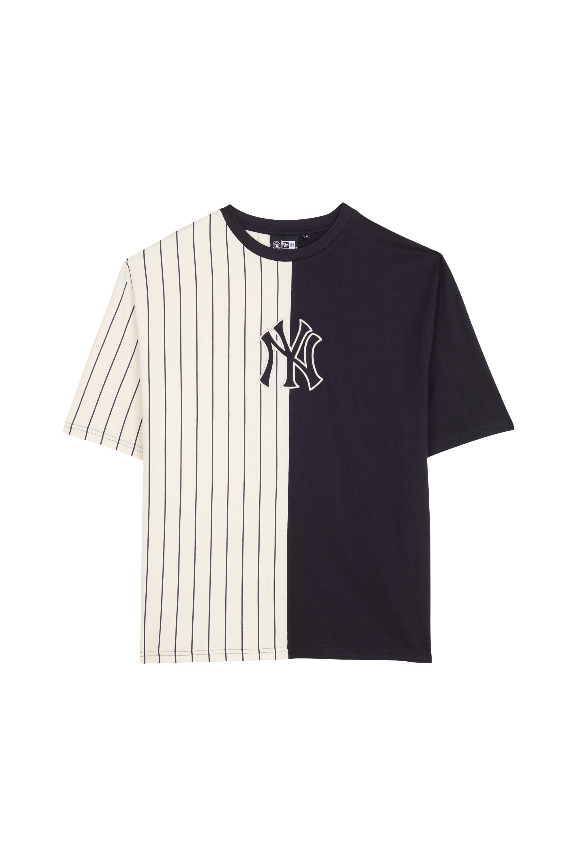 NEW ERA T-shirt  MLB HALF STRIPED Multicolore