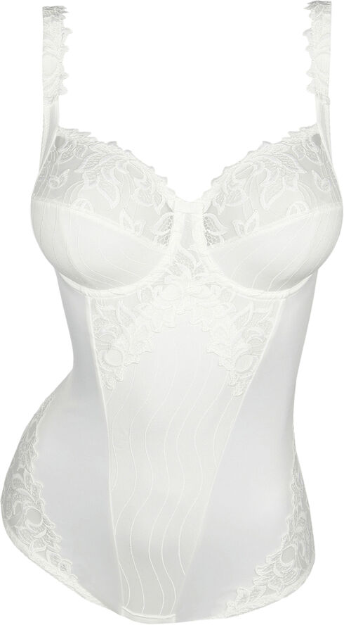 PrimaDonna Deauville full cup bodystocking Råhvid