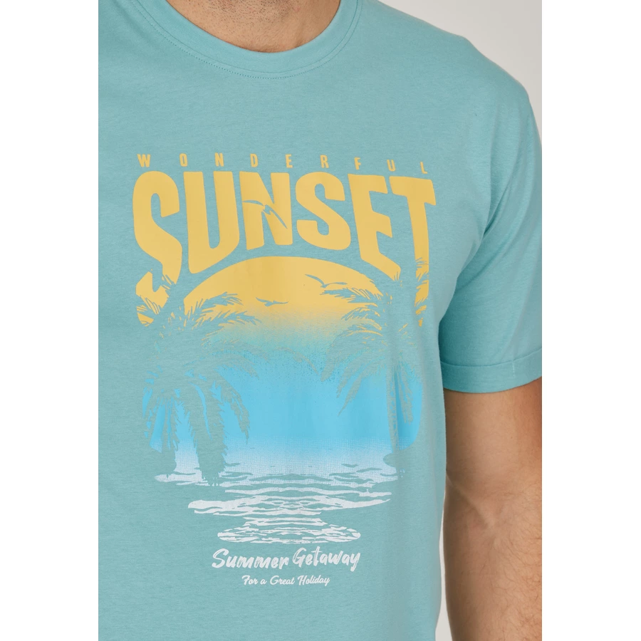 Cruz T-Shirt Nicky 2189 Cameo Blue