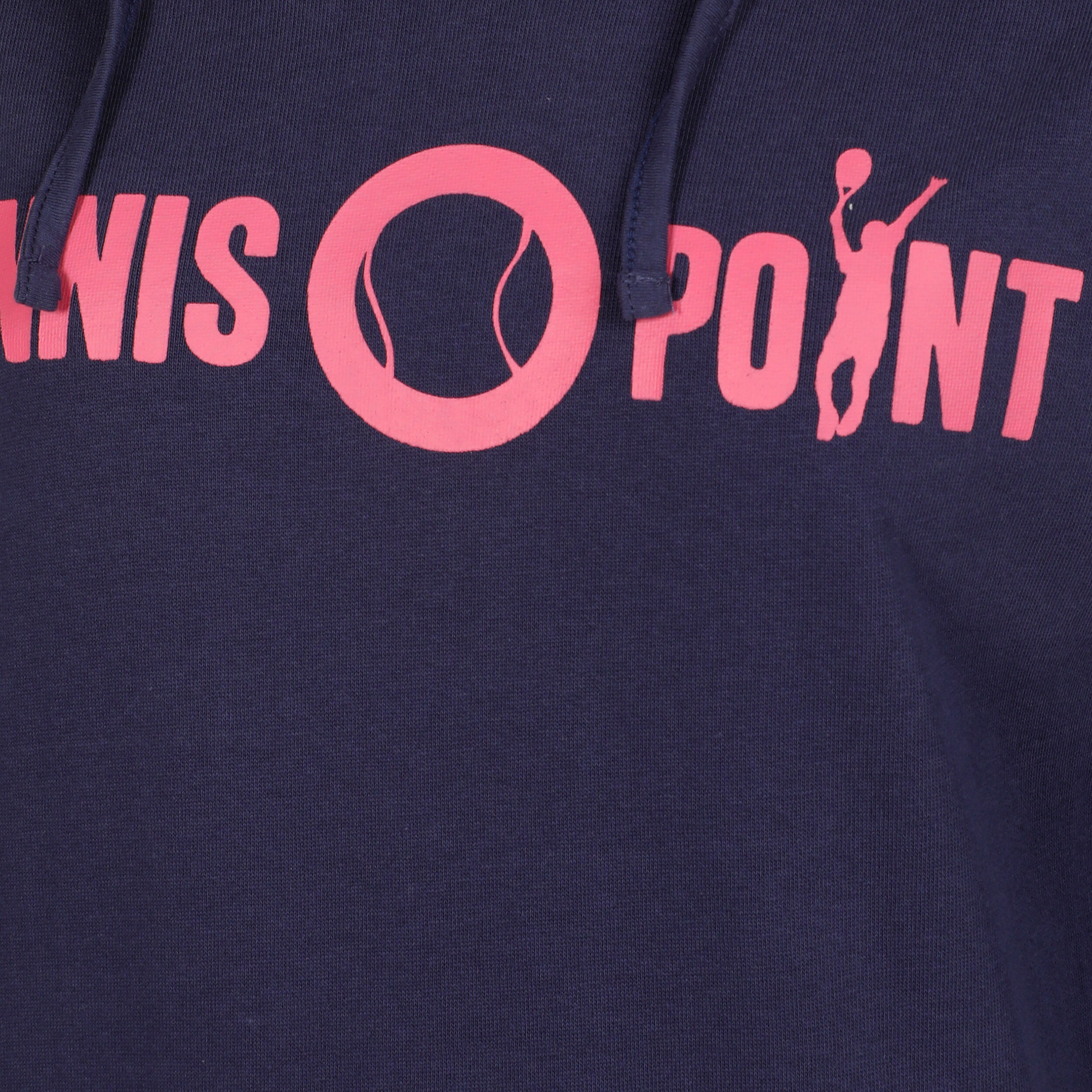 Tennis-Point Basic Sweat À Capuche Femmes - Bleu Foncé , Pink