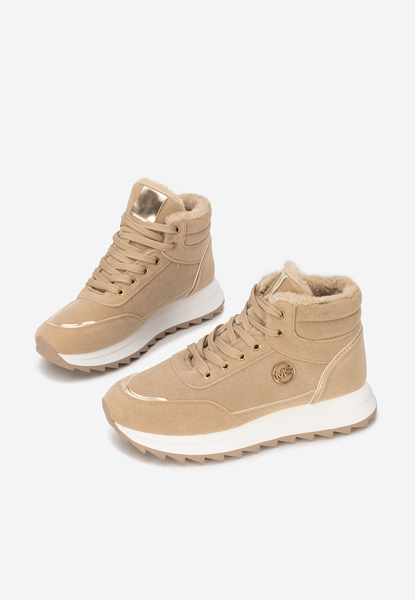 Baskets d'hiver pour femmes kaki Noira